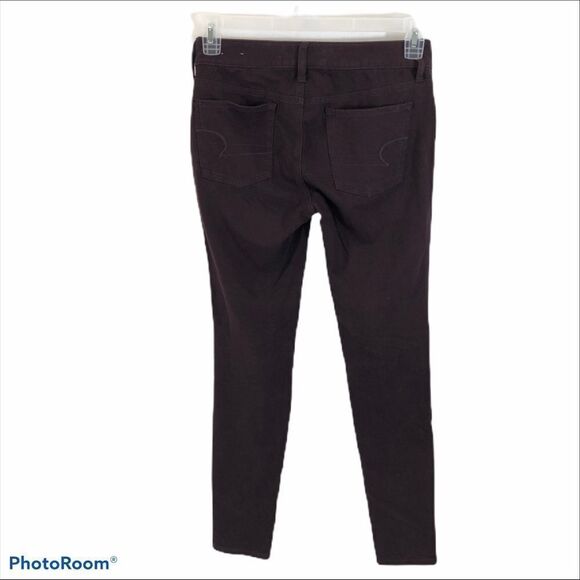 American‎ Eagle Burgundy Slim Fit Pants Size 4 - Picture 6 of 9
